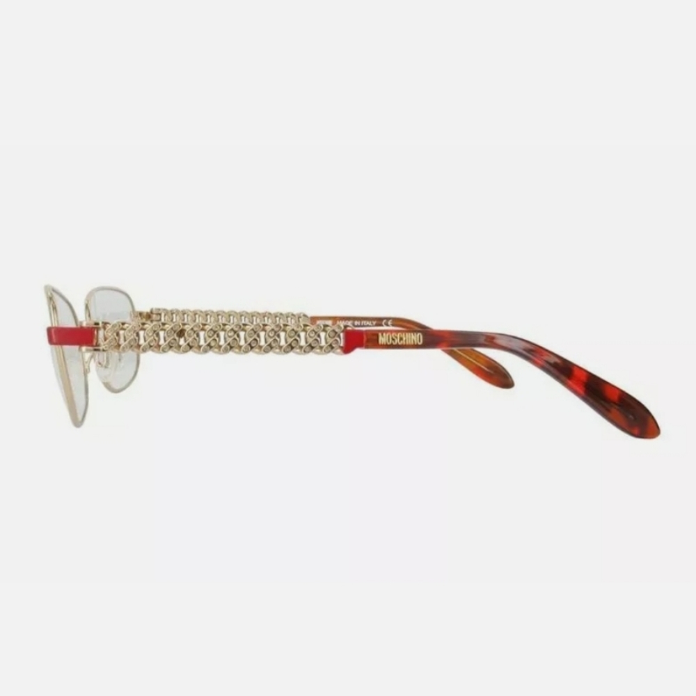 New Moschino MO275V GOLD/ RED STRASS  - Picture 2 of 3